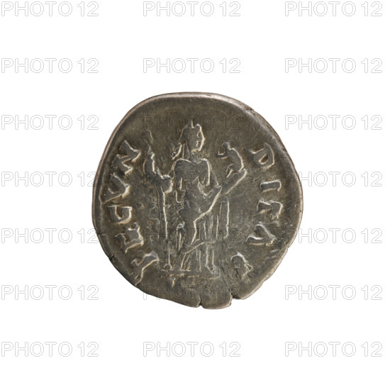 Denarius, Marcus Aurelius (121–180; Roman emperor 161–180) and Faustina the Younger (ca. 130–176;