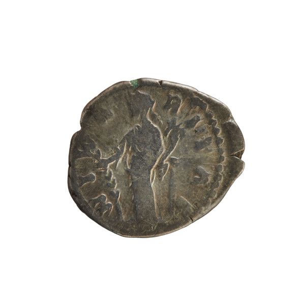 Denarius, Marcus Aurelius (121–180; Roman emperor 161–180) and Faustina the Younger (c.130–176;