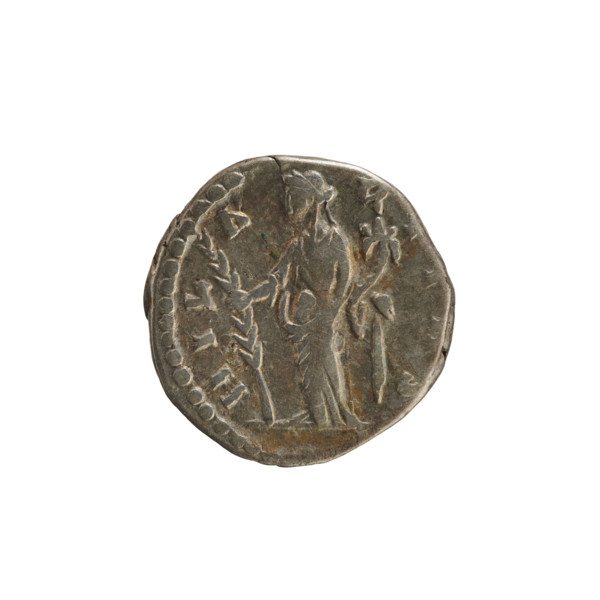 denarius, Marcus Aurelius (121–180; Roman emperor 161–180), Faustina the Younger (ca. 130–176;