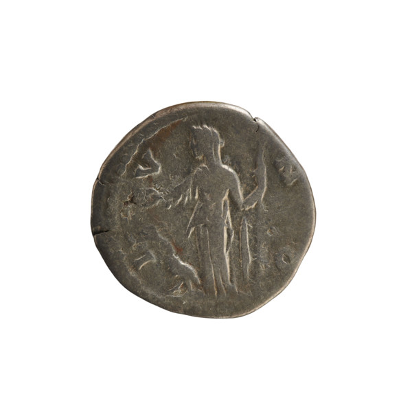 denarius, Marcus Aurelius (121–180; Roman emperor 161–180), Faustina the Younger (ca. 130–176;