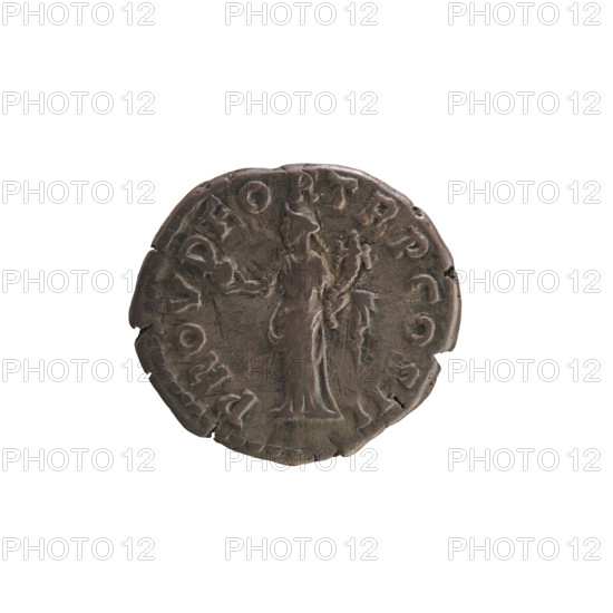 Denarius, Lucius Verus (130–169; Roman emperor 161–169). Obverse: Emperor's head right, pearl