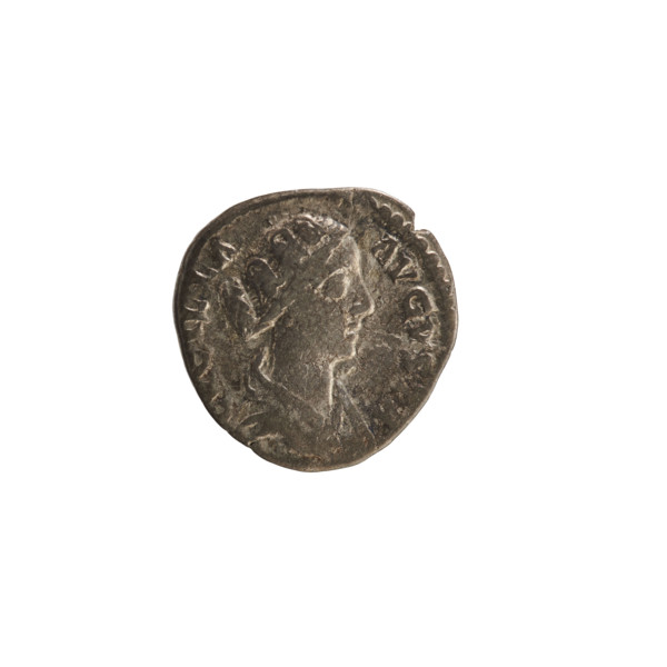 Denarius, Lucius Verus (130–169; Roman emperor 161–169) and Lucilla (149–182; Roman empress