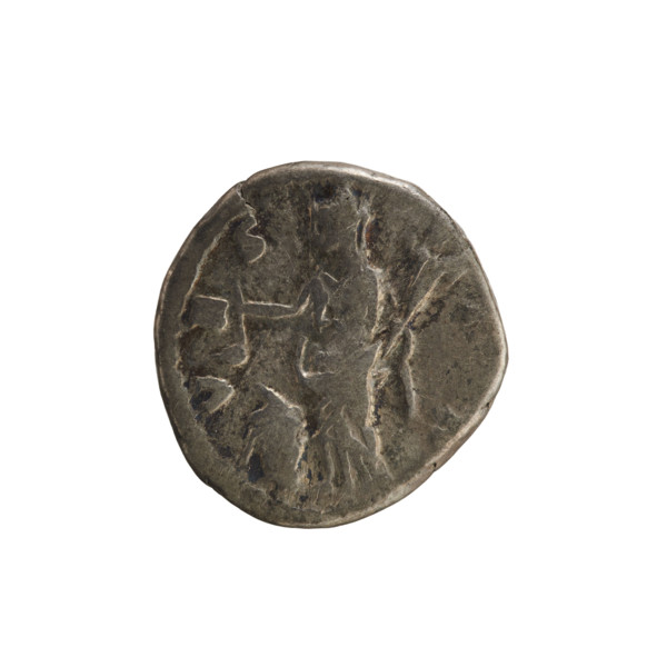 Denarius, Lucius Verus (130–169; Roman emperor 161–169) and Lucilla (149–182; Roman empress