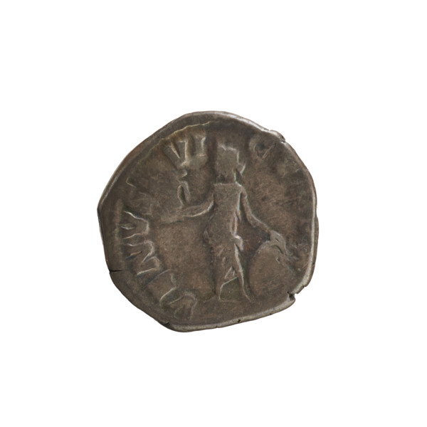 Denarius, Lucius Verus (130–169; Roman emperor 161–169), Lucilla (149–182; Roman empress 164–169).