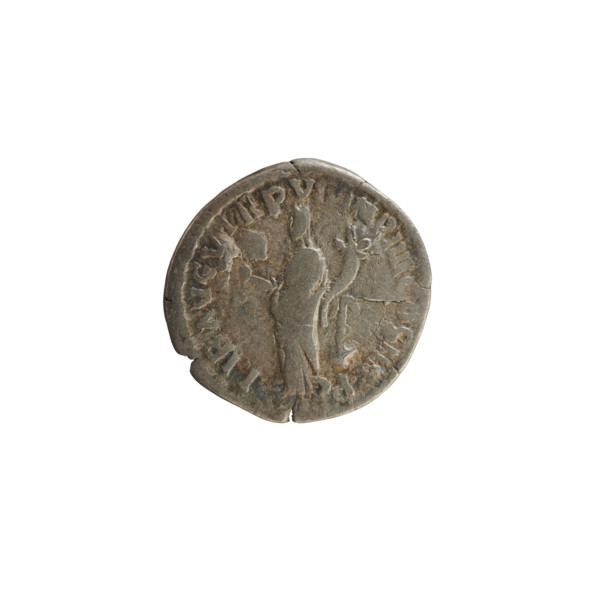 denarius, Commodus (161–192; Roman emperor 177–192). Obverse: Emperor's head right, laurel wreath;