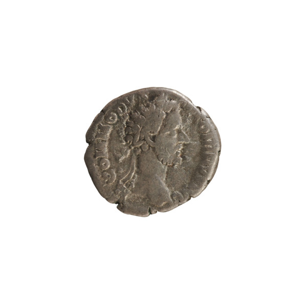 Denarius, Commodus (161–192; Roman emperor 177–192). Obverse: Emperor's head right, wearing a