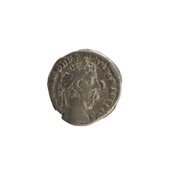 denarius, Commodus (161–192; Roman emperor 177–192); obverse: emperor's head right with laurel