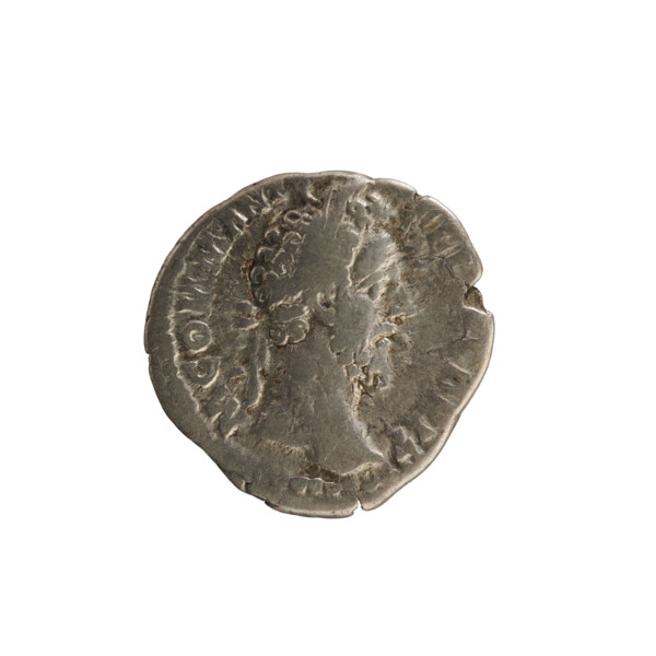 Denarius, Commodus (161–192), Roman emperor 177–192. Obverse: Emperor's head right, laurel wreath;
