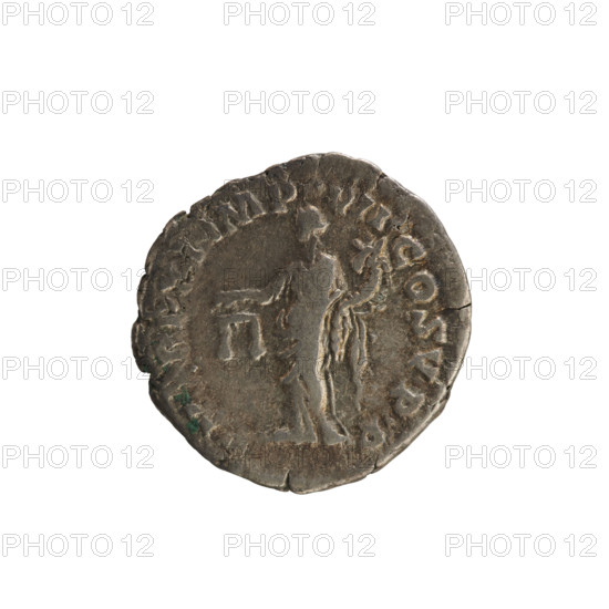 denarius, Commodus (161–192; Roman emperor 177–192) — iconography: busts, imperial busts; Aequitas