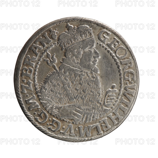 Obv. Bust facing right in mitre and electoral mantle. A sceptre in his right hand, the left resting