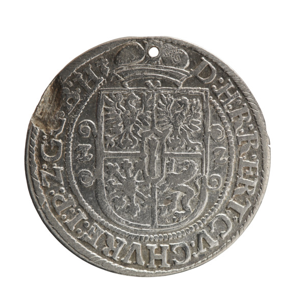 Obv. Bust facing right in mitre and electoral mantle. In the right hand a sceptre, the left resting