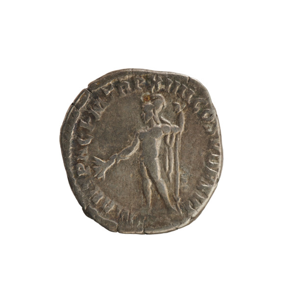 denarius, Commodus (161–192; Roman emperor 177–192). Obverse: Emperor's head right, laurel wreath;