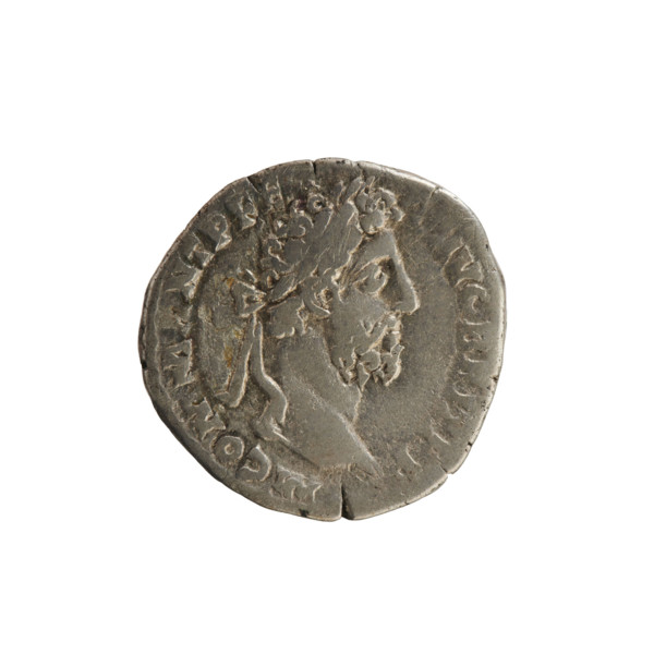 denarius, Commodus (161–192; Roman emperor 177–192). Obverse: Emperor's head right, with laurel