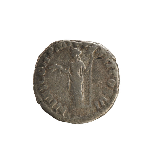 Denarius of Commodus (reigned 177–192 AD), 190–191. Silver coin (weight 2.68 g). Obverse: laureate