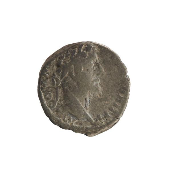 Denarius, Commodus (161–192; Roman emperor 177–192). Obverse: M COMM BRIT PP — Emperor's head