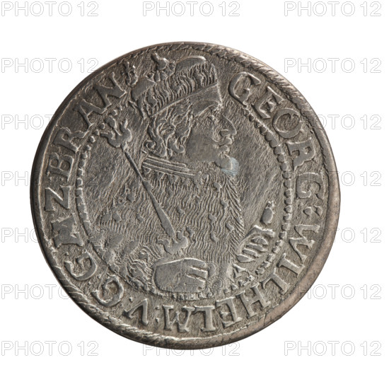 Obv. Bust facing right in mitre and electoral mantle. A sceptre in his right hand, the left resting