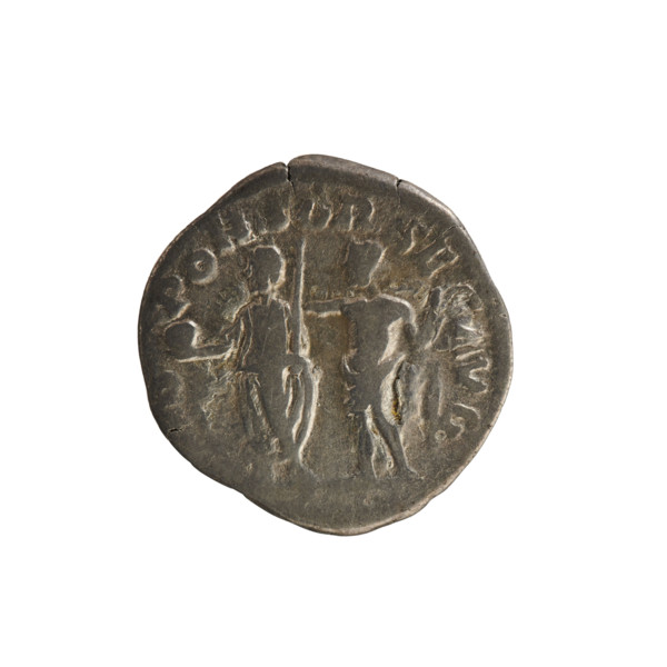 Denarius, Commodus (161–192 CE), 191–192 CE. Obverse: Emperor's bust right, laurel wreath,