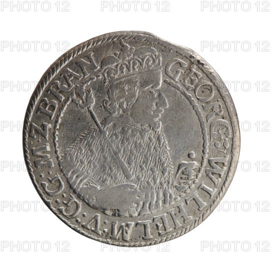 Obv. Bust facing right in mitre and electoral mantle. A sceptre in his right hand, the left resting