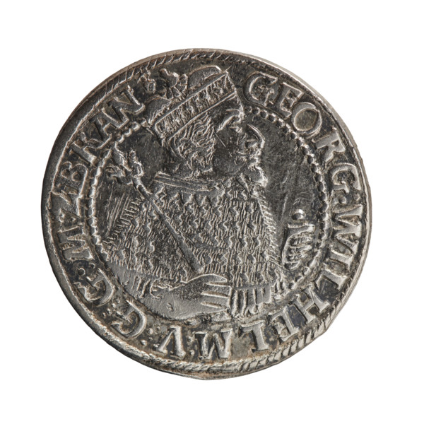 Obv. Bust facing right in mitre and electoral mantle. In the right hand a sceptre, the left resting