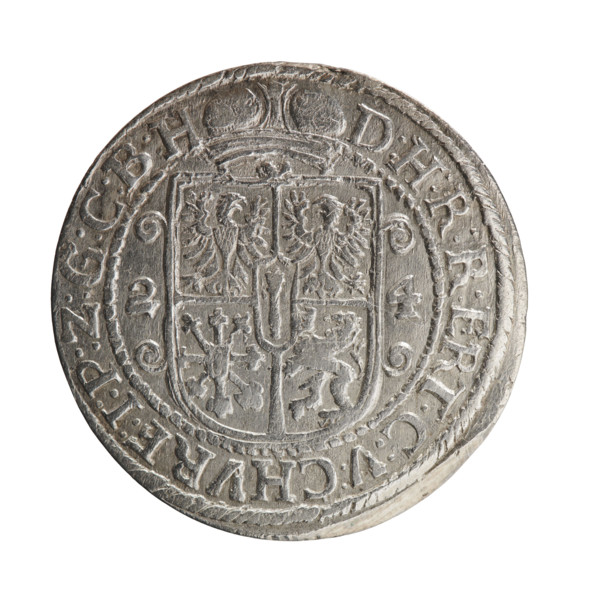 Obv. Bust facing right in mitre and electoral mantle. A sceptre in his right hand, the left resting