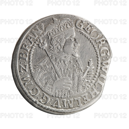 Obv. Bust facing right in mitre and electoral mantle. A sceptre in his right hand, the left resting