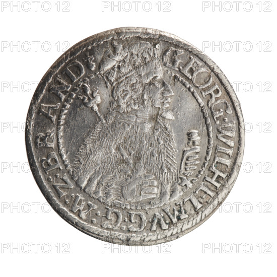 Obv. Bust facing right in mitre and electoral mantle. A sceptre in his right hand, the left resting