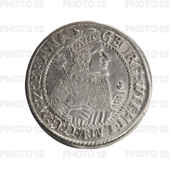 Obv. Bust facing right in mitre and electoral mantle. A sceptre in his right hand, the left resting