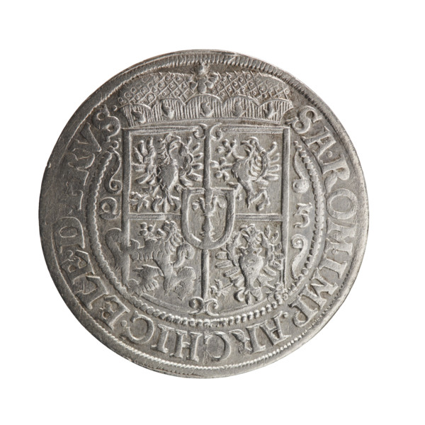 Obv. Bust facing right in mitre and electoral mantle. A sceptre in his right hand, the left resting