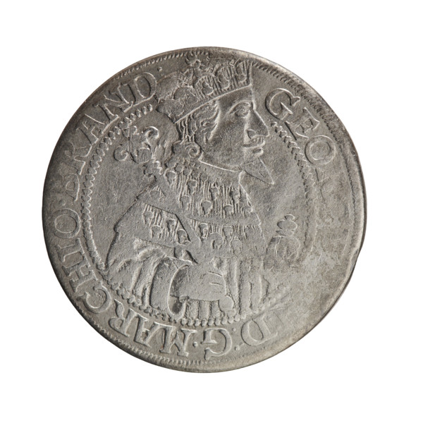 Obv. Bust facing right in mitre and electoral mantle. A sceptre in the right hand, the left resting