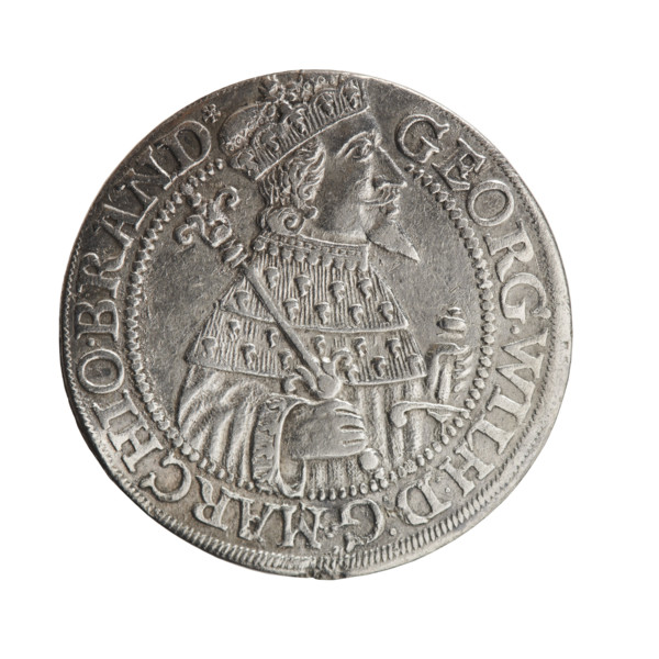 male busts in armor, coats of arms, George William Hohenzollern (Elector of Brandenburg; Duke of