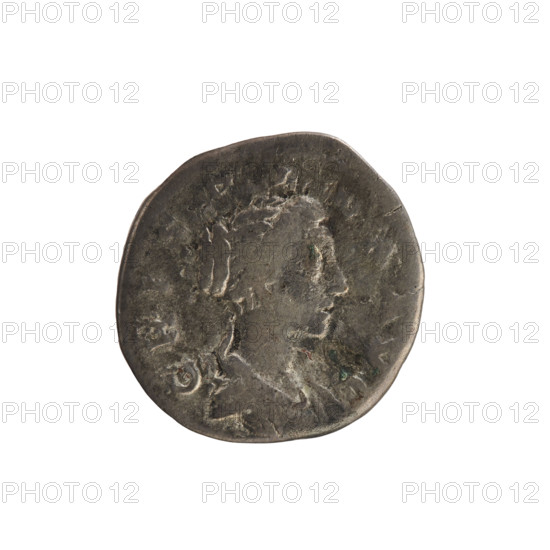 denarius, Commodus (161–192; Roman emperor 177–192), Crispina (164–192?; Roman empress 178–191),