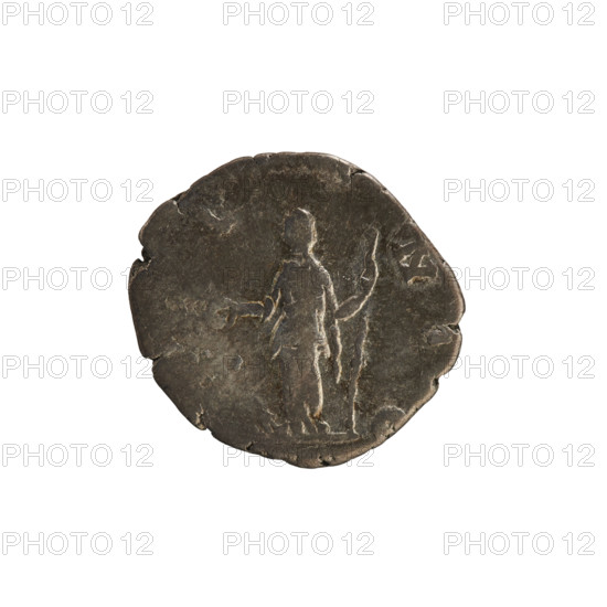 Denarius, Commodus (161–192; Roman emperor 177–192) and Crispina (164–192?; Roman empress 178–191).