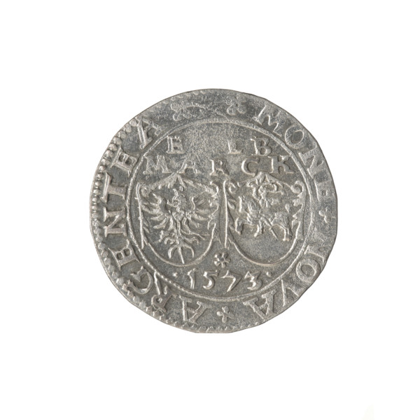 Livonian half-mark (half-fine), Sigismund II Augustus (king of Poland; 1544–1572), (interregnum),