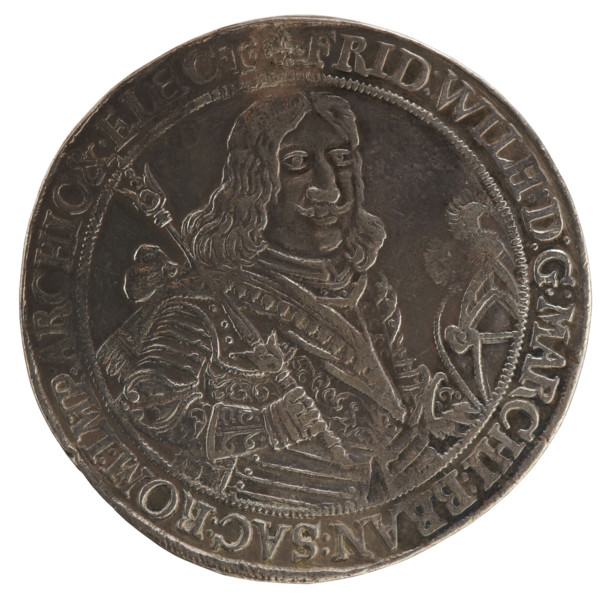 Thaler, Christoph, Melchior, Kantor, Bogumil (ca. 1947). Obverse: Half-figure in decorative armour
