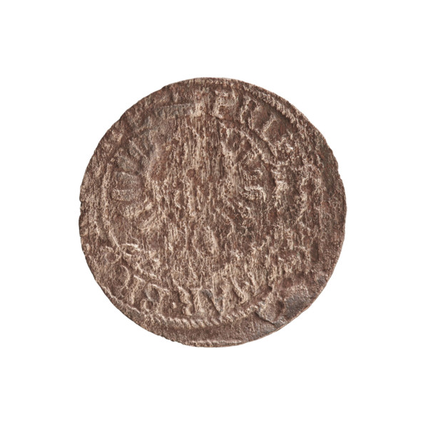 Szelag forgery from the period; forgeries. Obverse: Prussian eagle, on its chest a monogram