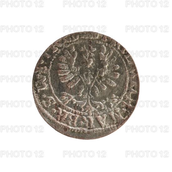szelag; coins of lands associated with Poland; eagles; cross (iconographic); Frederick William I
