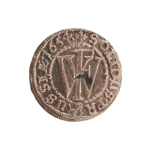 szelag, Section of Coins of Lands Associated with Poland, eagles, Hohenzollern (coat of arms),