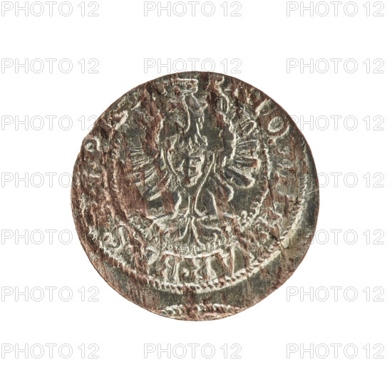 szelag; eagles; cross (iconographic); Frederick William I Hohenzollern (Great Elector of