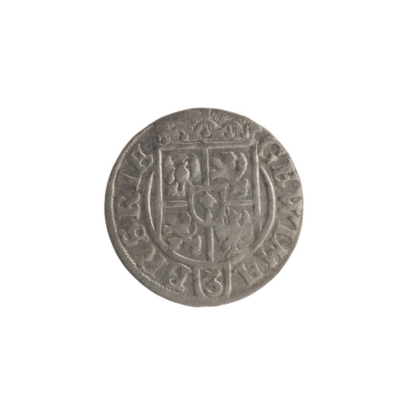 One-and-a-half coin, Ernest Pfahler; silver coin (1625) from Ducal Prussia (Königsberg). Obverse: