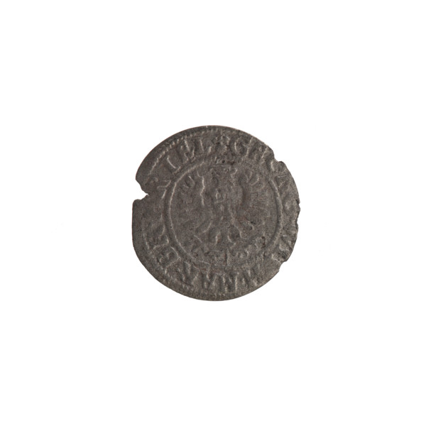 szelag by Ernest Pfahler, from the Wislica hoard (numism). Silver coin, Ducal Prussia (1525–1701),