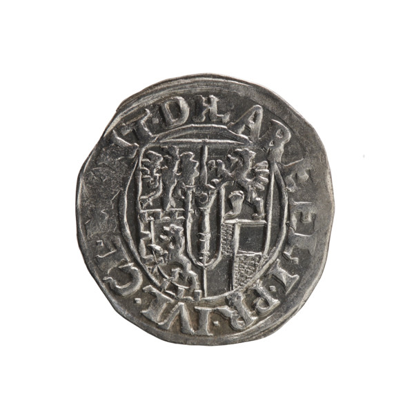 one-and-a-half, Henryk Laffert (1612–1615), cross (iconographic), orb of rule (iconographic), coats