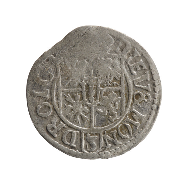 One and a half; Pfahler, Ernest; cross (iconographic); orb of rule (iconographic); George William