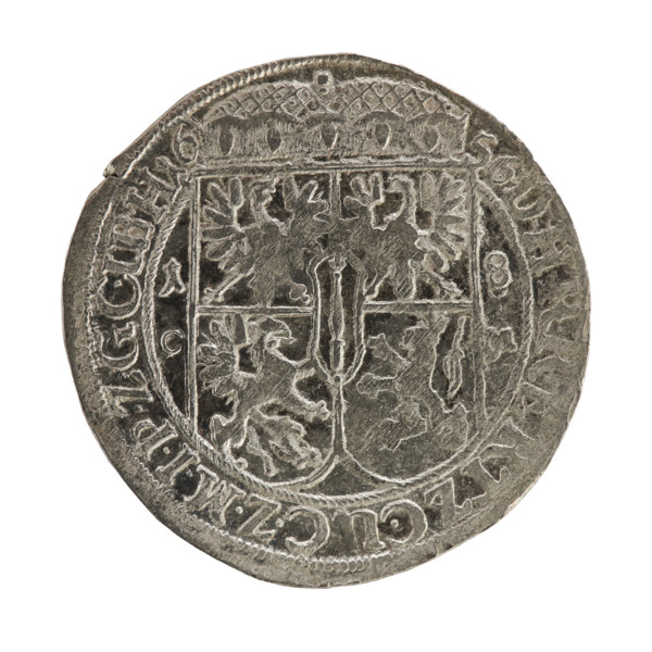 Male busts, coats of arms; Frederick William I Hohenzollern (Great Elector of Brandenburg; Duke of