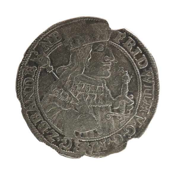 Obv. Bust facing right in mitre and electoral mantle. A sceptre in the right hand, the left resting