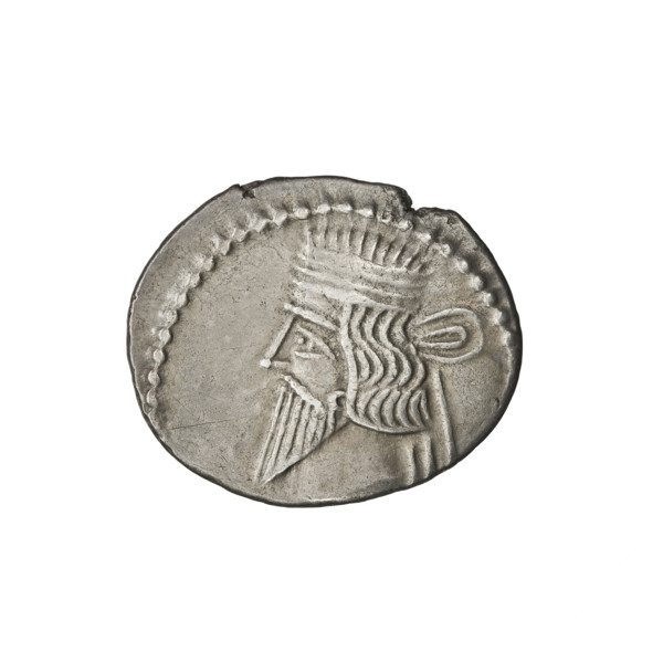 drachma, Vologases I (51–79). Obv.: bust of Vologases I left, wearing a diadem, with a long beard