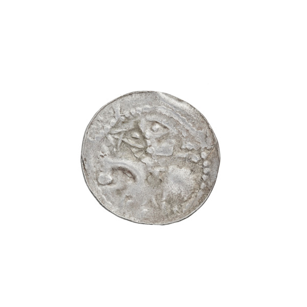 Denarius (princely type), Boleslaw II the Bold (King of Poland; 1058–1079). Obverse: head to the
