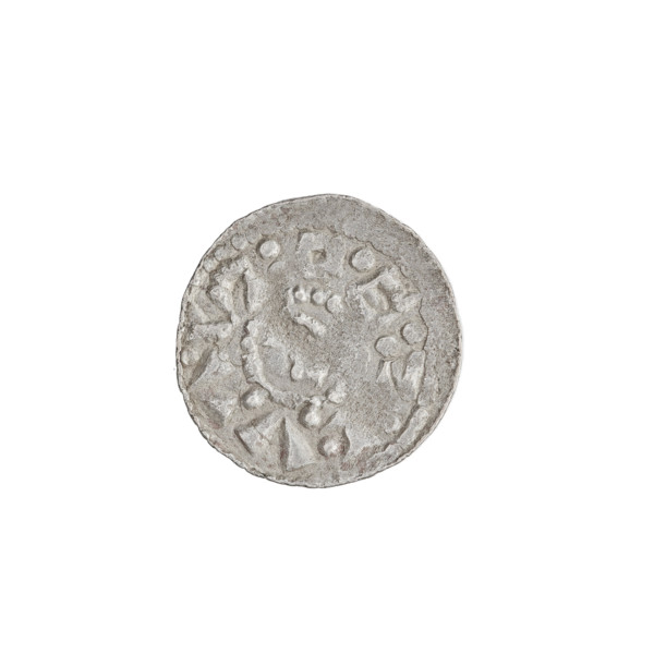 Denarius (princely type), Boleslaw II the Bold (King of Poland; 1058–1079). Obverse: head to the