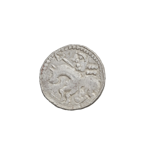 Denarius (princely type) of Boleslaw II the Bold (King of Poland, 1058–1079). Obverse: head to the