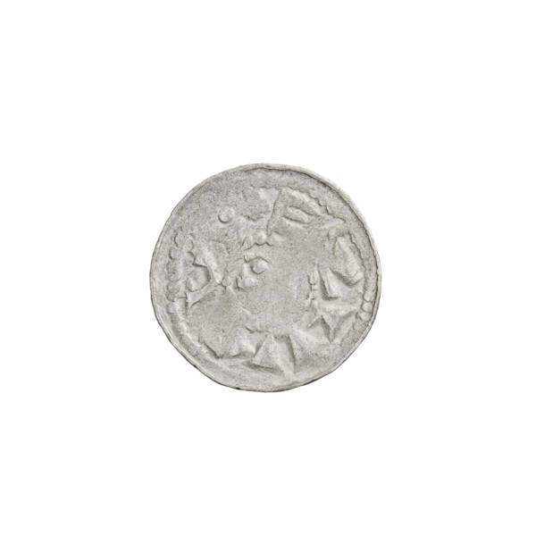 Denarius (princely type) of Boleslaw II the Bold (King of Poland; 1058–1079). Princely type with