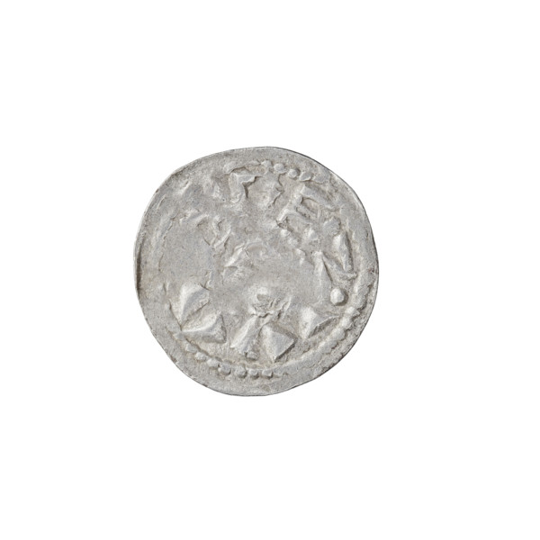 Denarius (princely type) of Boleslaw II the Bold (king of Poland; 1058–1079). Princely type